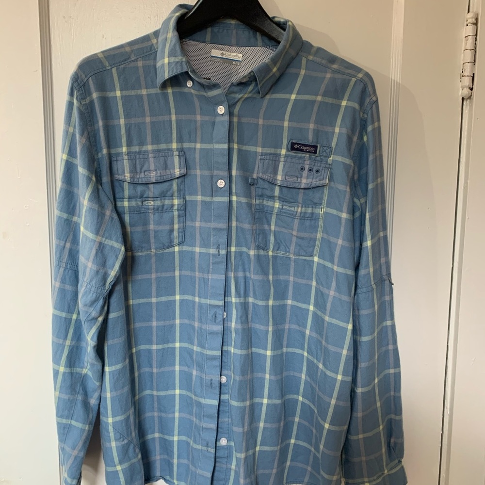 Men’s Colombia PFG button up long sleeve
